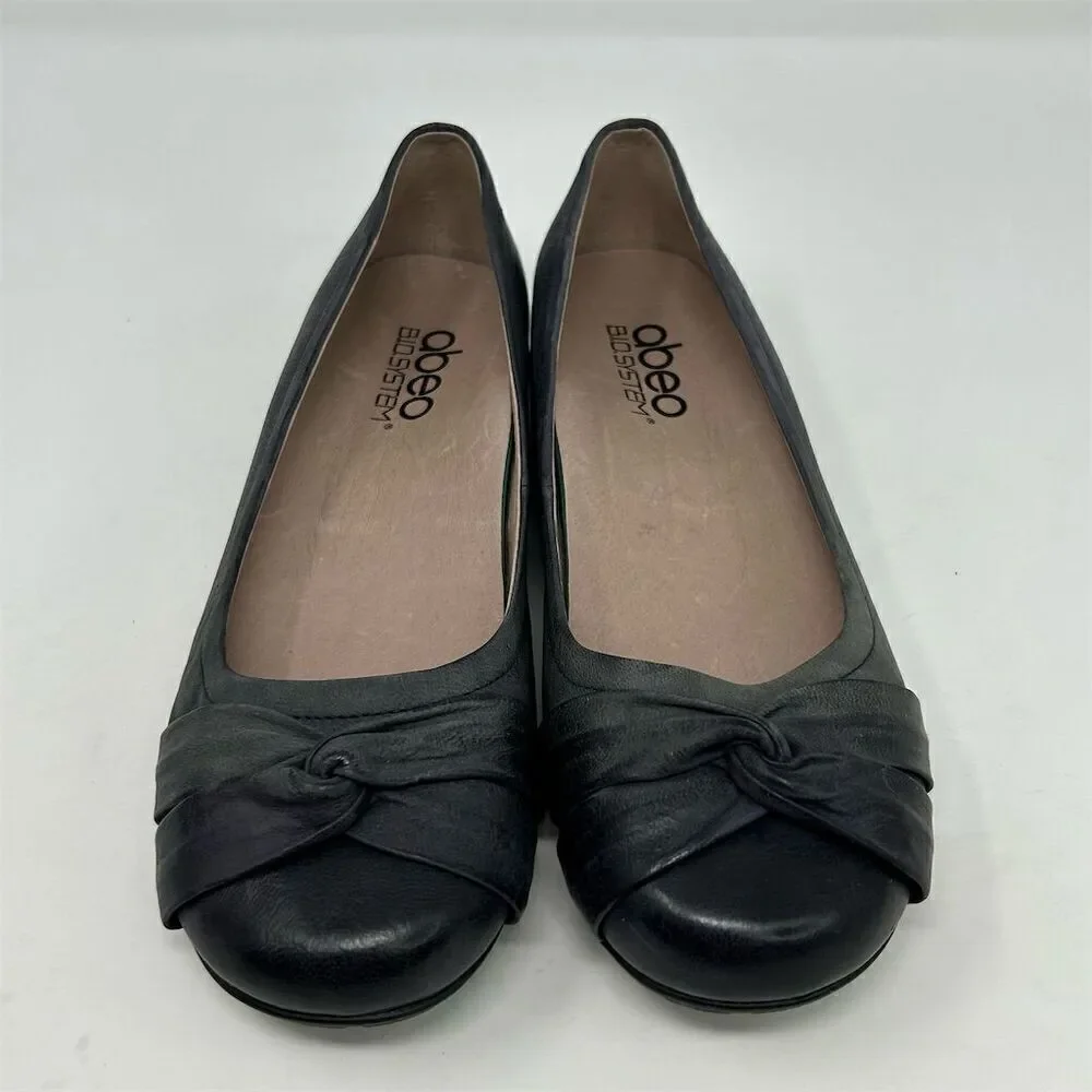 ABEO Terrie Women's Ballet Flats Black Gray Ombre Size 7 Neutral Casual Slip On